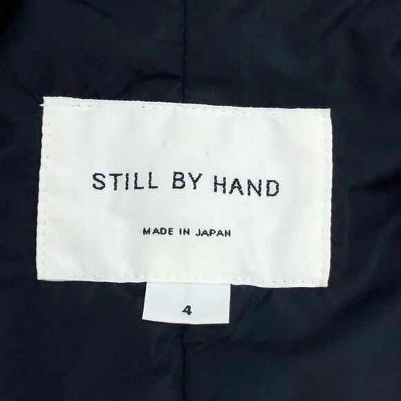 Still By Hand Mens Size 4 US L Jacket Sport Coat Quilted Puffer Navy *BLEMISHED - Picture 13 of 16